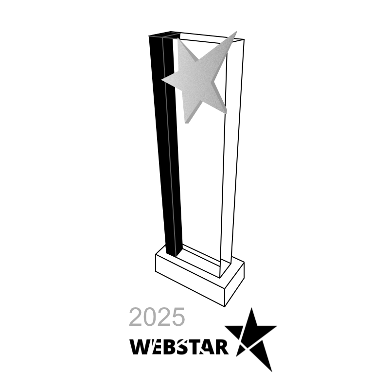 WEBSTAR AWARD - SILBER JUNI 2025