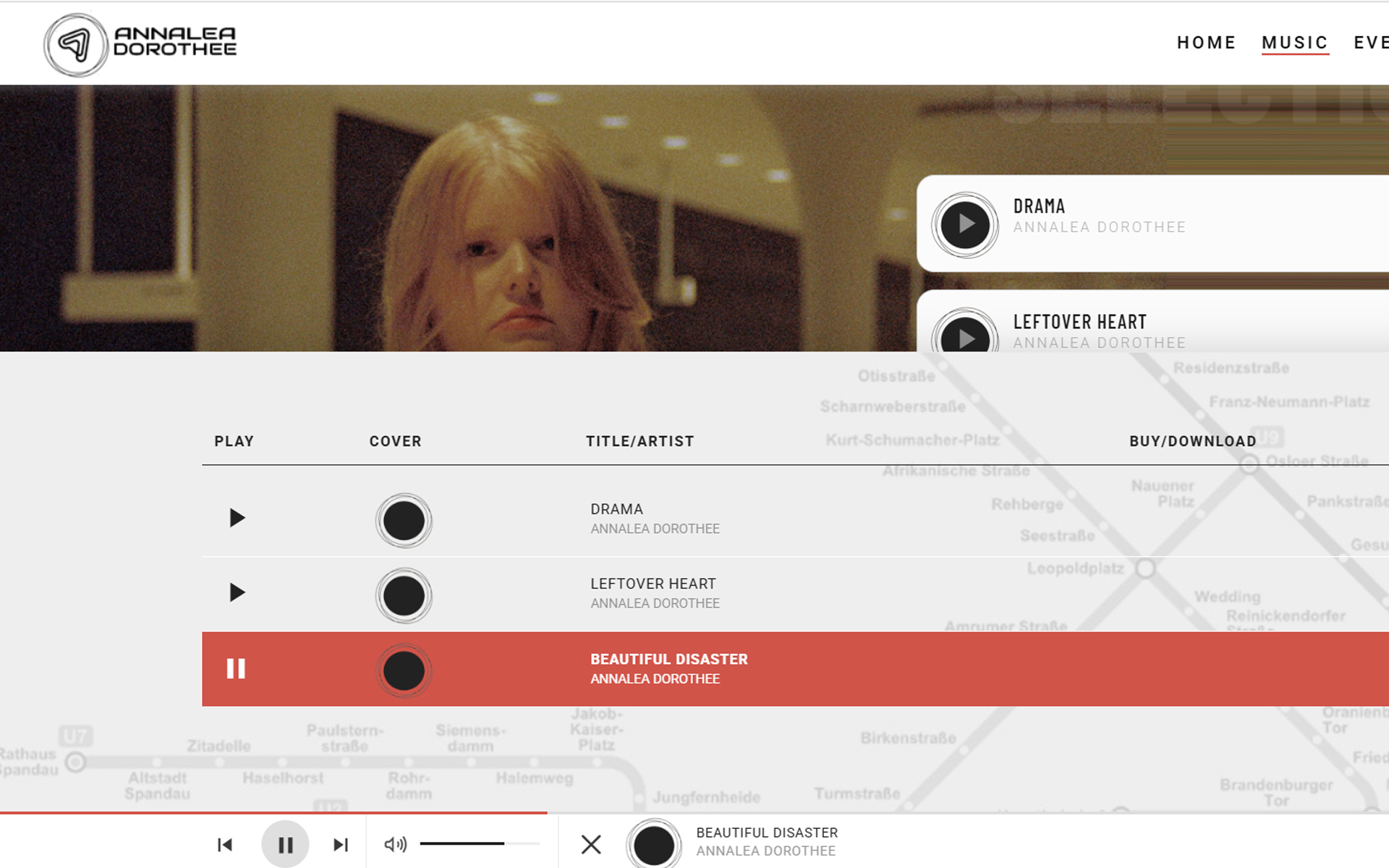 ANZEIGE DER PLAYLIST IM FRONTEND